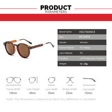 Load image into Gallery viewer, HOLTMANCE Gothic Transparent Women Vintage Square Sunglasses 90s Round Sun Glasses 2023 Trending Products UV 400 Men Shades