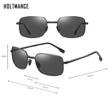 Load image into Gallery viewer, HOLTMANCE Men Fold Photochromic Sunglasses with Polarized Lens Rectangle Folding Metal Male Sun Glasses 2023 Trending Products