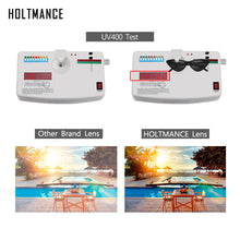 Load image into Gallery viewer, HOLTMANCE Metal Legs Square Big Frame Sunglasses Women 2023 One-piece Lens Men Eyewear Summer Vintage Sunglass UV400