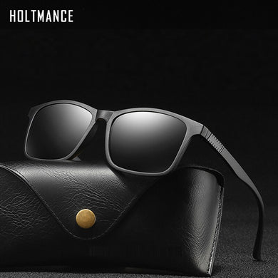 HOLTMANCE Design TR90 Polarized Sunglasses Men Women Driving Square Style Sun Glasses Male Goggle UV400 Gafas De Sol