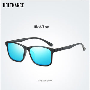 HOLTMANCE Design TR90 Polarized Sunglasses Men Women Driving Square Style Sun Glasses Male Goggle UV400 Gafas De Sol