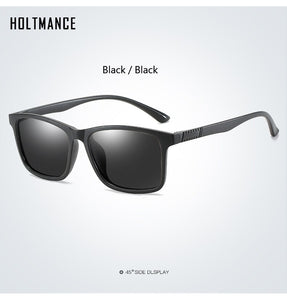 HOLTMANCE Design TR90 Polarized Sunglasses Men Women Driving Square Style Sun Glasses Male Goggle UV400 Gafas De Sol