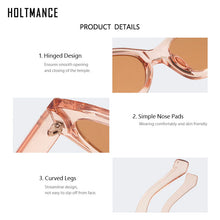Load image into Gallery viewer, HOLTMANCE Square Sunglasses for Women INS Style Street Shooting Sunglass Trendy Items Net Red Party Glasses