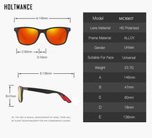 Load image into Gallery viewer, HOLTMANCE TR90 Men Sun Glasses Classic Square Polarized Sunglasses For Male  Driving Eyewear UV400