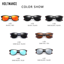 Load image into Gallery viewer, HOLTMANCE TR90 Men Sun Glasses Classic Square Polarized Sunglasses For Male  Driving Eyewear UV400