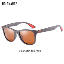 Load image into Gallery viewer, HOLTMANCE TR90 Men Sun Glasses Classic Square Polarized Sunglasses For Male  Driving Eyewear UV400