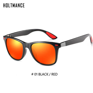 HOLTMANCE TR90 Men Sun Glasses Classic Square Polarized Sunglasses For Male  Driving Eyewear UV400