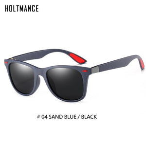 HOLTMANCE TR90 Men Sun Glasses Classic Square Polarized Sunglasses For Male  Driving Eyewear UV400