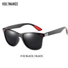 Load image into Gallery viewer, HOLTMANCE TR90 Men Sun Glasses Classic Square Polarized Sunglasses For Male  Driving Eyewear UV400