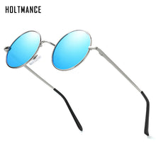 Load image into Gallery viewer, HOLTMANCE Polarized Sunglasses Women Retro Metal Frame Black Green Round Sun Glasses For Men Driving Unisex With Packing