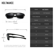 Load image into Gallery viewer, HOLTMANCE Polarized UV400 Sunglasse Men Dazzle Color Driver Classic Retro Brand Designer Light Flexible Sun Glass Oculos De Sol