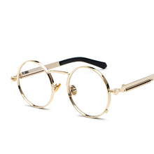 Load image into Gallery viewer, HOLTMANCE Punk Style Sunglasses Men Trendy Spring Metal Mirror Legs Individual Sunglasses Women Reflective Oculos UV400