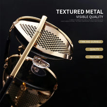 Load image into Gallery viewer, HOLTMANCE Retro Round Steampunk Sunglasses Men Women Side Shield Goggles Metal Frame Gothic Mirror Lens Sun Glasses