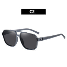 Load image into Gallery viewer, HOLTMANCE Vintage Polarized Sunglasses Classic Men's Double Beam Spring Leg Square Sunglasses Outdoor Driving Sun Mirror