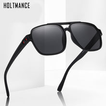 Load image into Gallery viewer, HOLTMANCE Vintage Polarized Sunglasses Classic Men's Double Beam Spring Leg Square Sunglasses Outdoor Driving Sun Mirror