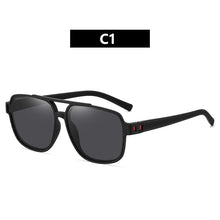 Load image into Gallery viewer, HOLTMANCE Vintage Polarized Sunglasses Classic Men's Double Beam Spring Leg Square Sunglasses Outdoor Driving Sun Mirror