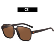Load image into Gallery viewer, HOLTMANCE Vintage Polarized Sunglasses Classic Men's Double Beam Spring Leg Square Sunglasses Outdoor Driving Sun Mirror