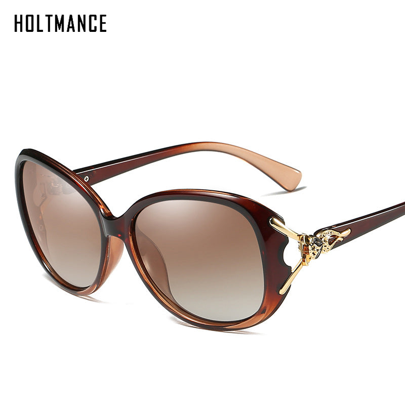 HOLTMANCE Women Polarized Sunglasses Driving Sun Glasses UV400 Anti-Glare Fox Sunglasses With Glasses Packing