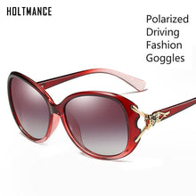 Load image into Gallery viewer, HOLTMANCE Women Polarized Sunglasses Driving Sun Glasses UV400 Anti-Glare Fox Sunglasses With Glasses Packing
