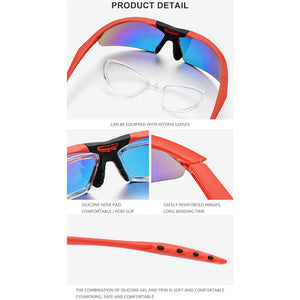 HONILLESI TR90 Polarized Sports Men Sunglasses Sun Glasses 2023 Fishing Driving Myopia Prescription Goggles Shades 5 Lens 3202