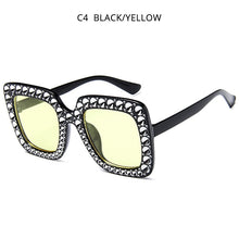 Load image into Gallery viewer, HOOBAN 2023 Big Square Women Sunglasses Oversized Plastic Sun Glasses Ladies  Brand Eyewear UV400