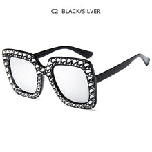 Load image into Gallery viewer, HOOBAN 2023 Big Square Women Sunglasses Oversized Plastic Sun Glasses Ladies  Brand Eyewear UV400