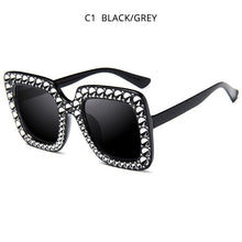 Load image into Gallery viewer, HOOBAN 2023 Big Square Women Sunglasses Oversized Plastic Sun Glasses Ladies  Brand Eyewear UV400