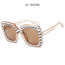 Load image into Gallery viewer, HOOBAN 2023 Big Square Women Sunglasses Oversized Plastic Sun Glasses Ladies  Brand Eyewear UV400