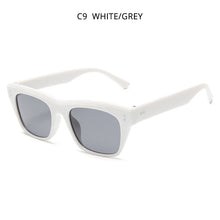 Load image into Gallery viewer, HOOBAN 2023 Classic Rectangle Sunglasses Women Men Brand Design Rivet Plastic Sun Glasse Men s Retro Black Sunglass Shades UV400