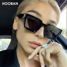 Carica l&#39;immagine nel visualizzatore di Gallery, HOOBAN 2023  Square Women Sunglasses Brand Designer Thick Frame Men Sun Glasses Male Shades UV400 Gafas De Sol