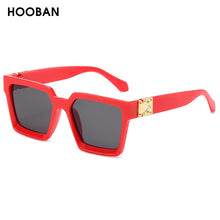 Carica l&#39;immagine nel visualizzatore di Gallery, HOOBAN 2023  Square Women Sunglasses Brand Designer Thick Frame Men Sun Glasses Male Shades UV400 Gafas De Sol
