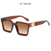 Carica l&#39;immagine nel visualizzatore di Gallery, HOOBAN 2023  Square Women Sunglasses Brand Designer Thick Frame Men Sun Glasses Male Shades UV400 Gafas De Sol