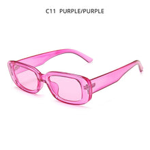 Load image into Gallery viewer, HOOBAN 2023 Women Sunglasses Vintage Rectangle Plastic Female Sun Glasses Retro Square Sunglass UV400