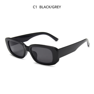 HOOBAN 2023 Women Sunglasses Vintage Rectangle Plastic Female Sun Glasses Retro Square Sunglass UV400