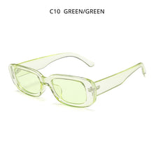 Load image into Gallery viewer, HOOBAN 2023 Women Sunglasses Vintage Rectangle Plastic Female Sun Glasses Retro Square Sunglass UV400