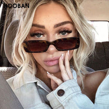 Load image into Gallery viewer, HOOBAN 2023 Women Sunglasses Vintage Rectangle Plastic Female Sun Glasses Retro Square Sunglass UV400