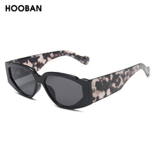 Load image into Gallery viewer, HOOBAN 2023 Leopard Cat Eye Sunglasses Women Triangle Sun Glasses Female Vintage Rectangle Eyewear UV400
