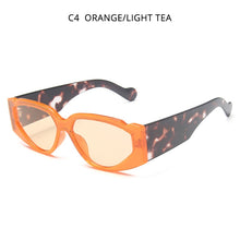 Load image into Gallery viewer, HOOBAN 2023 Leopard Cat Eye Sunglasses Women Triangle Sun Glasses Female Vintage Rectangle Eyewear UV400