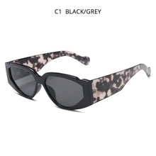 Load image into Gallery viewer, HOOBAN 2023 Leopard Cat Eye Sunglasses Women Triangle Sun Glasses Female Vintage Rectangle Eyewear UV400