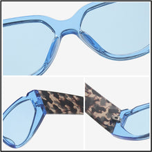 Load image into Gallery viewer, HOOBAN 2023 Leopard Cat Eye Sunglasses Women Triangle Sun Glasses Female Vintage Rectangle Eyewear UV400