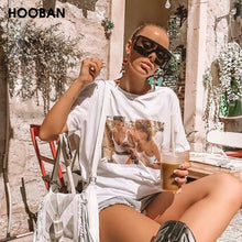 Load image into Gallery viewer, HOOBAN 2023 One-piece Sports Sunglasses Men Women Flat Top Half Frame Sun Glasses Vintage Outdoor Goggle UV400