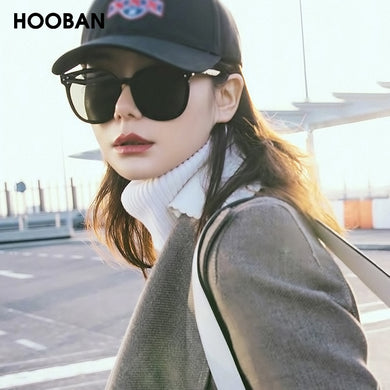 HOOBAN 2023 Square Classic Sunglasses Women Men Vintage Mirror Sun Glasses Unisex Driver's Shade Eyewear