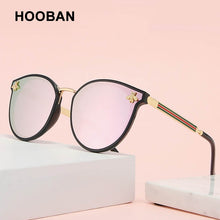 Carica l'immagine nel visualizzatore di Gallery, HOOBAN 2023  Cat Eye Sunglasses Women Men Brand Designer Bee Lady Sun Glasses Shades Eyeglasses UV400