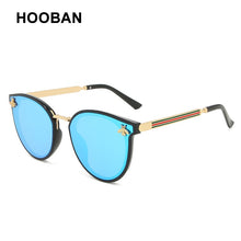 Carica l'immagine nel visualizzatore di Gallery, HOOBAN 2023  Cat Eye Sunglasses Women Men Brand Designer Bee Lady Sun Glasses Shades Eyeglasses UV400