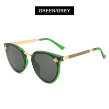 Carica l'immagine nel visualizzatore di Gallery, HOOBAN 2023  Cat Eye Sunglasses Women Men Brand Designer Bee Lady Sun Glasses Shades Eyeglasses UV400