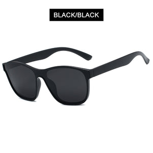 HOOBAN 2023 Square Polarized Sunglasses Men Women Square Male Sun Glasses Brand Design One-piece Lens Eyewear UV400