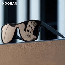 Load image into Gallery viewer, HOOBAN 2022  Square Polarized Sunglasses Men Women Fashion Square Male Sun Glasses Brand Design One-piece Lens Eyewear UV400