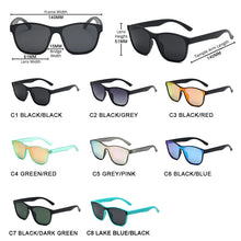 Load image into Gallery viewer, HOOBAN 2023 Square Polarized Sunglasses Men Women Square Male Sun Glasses Brand Design One-piece Lens Eyewear UV400