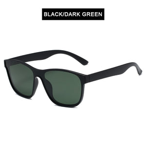 HOOBAN 2023 Square Polarized Sunglasses Men Women Square Male Sun Glasses Brand Design One-piece Lens Eyewear UV400