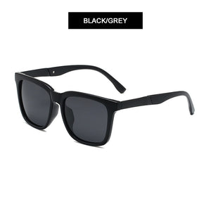 HOOBAN 2023 Square Polarized Sunglasses Men Classic Square Big Sun Glasses Male Mirror Lens Driving Eyeglasses UV400